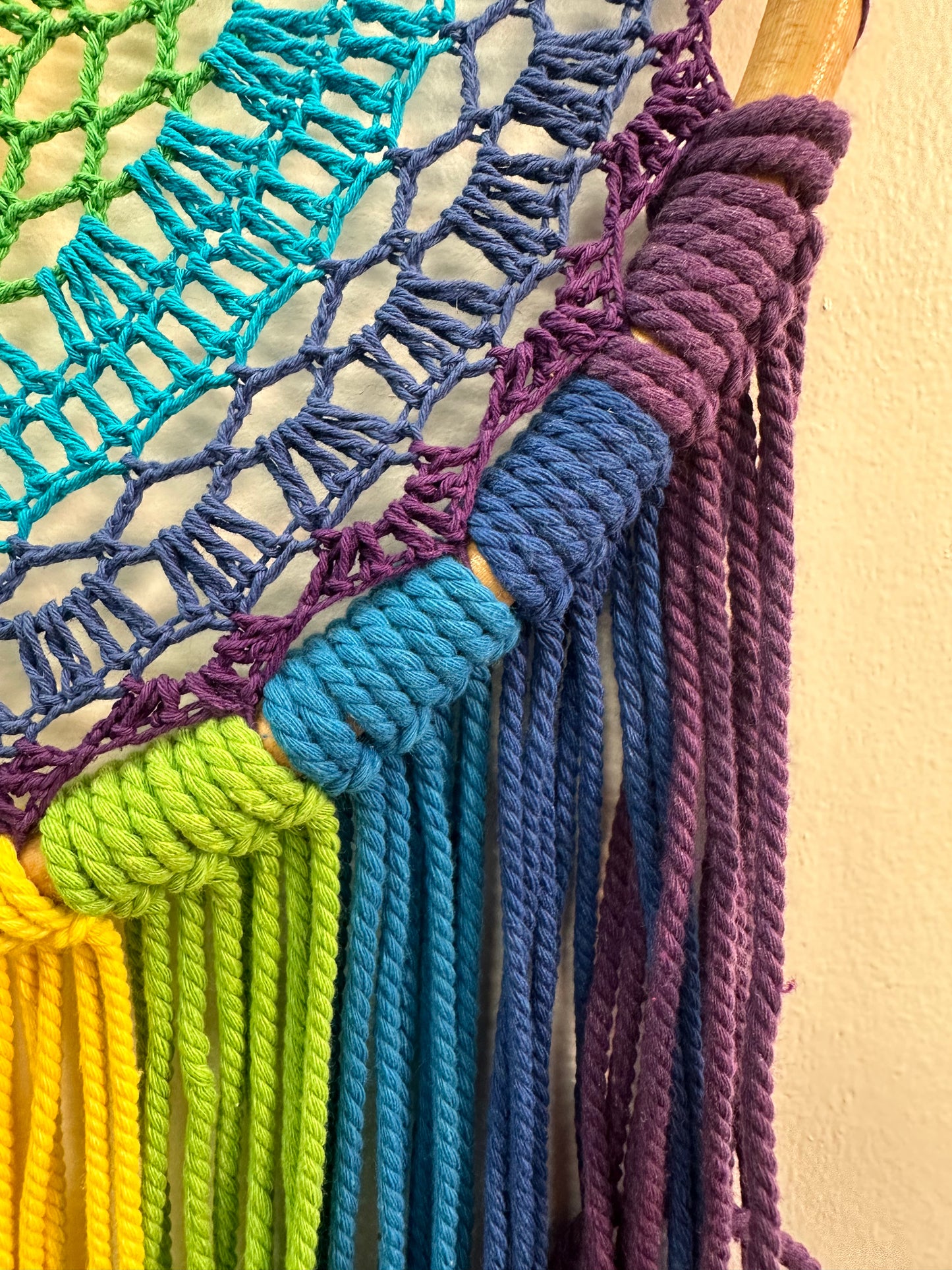 Rainbow Dreamcatcher detail 2