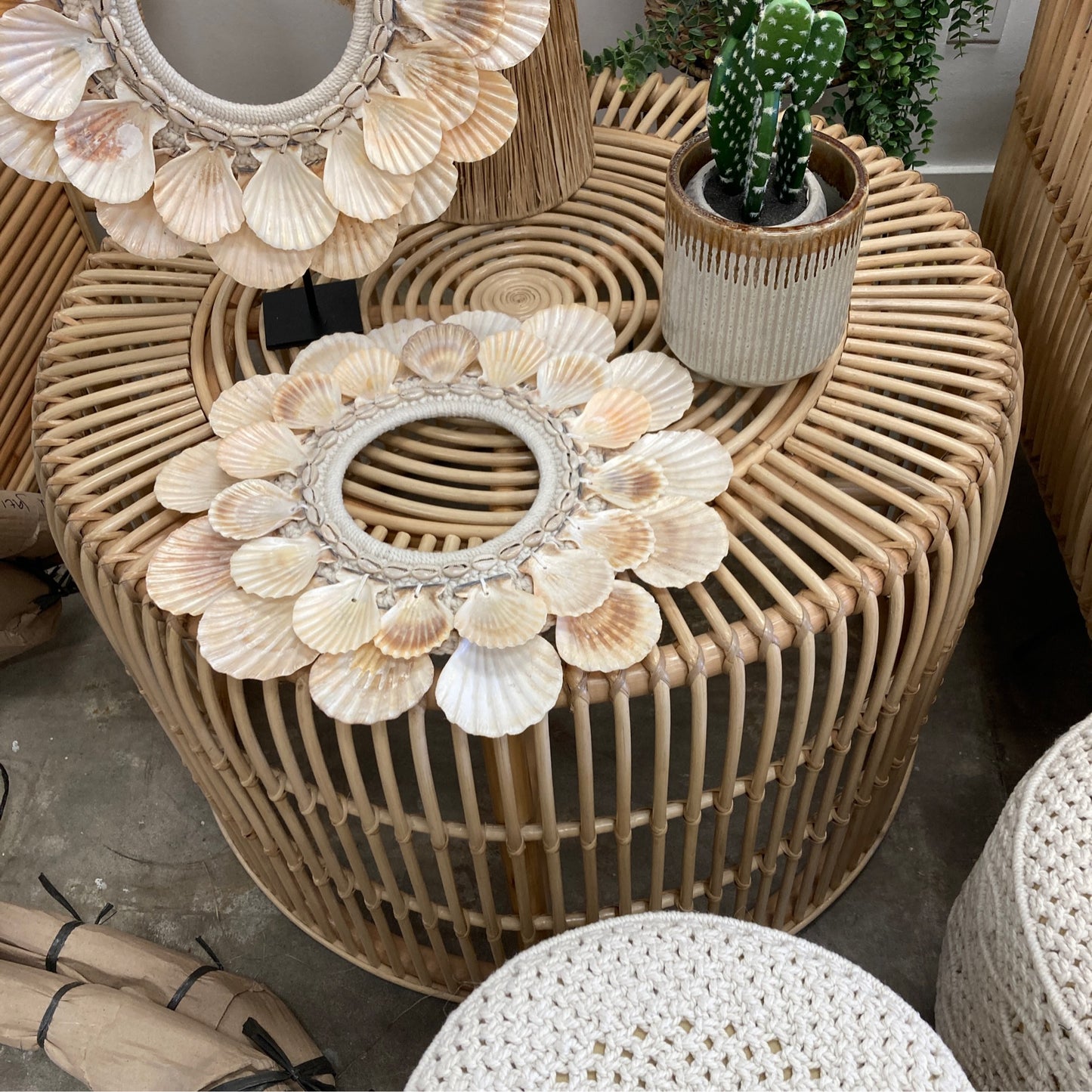 Rattan Round Coffee Table