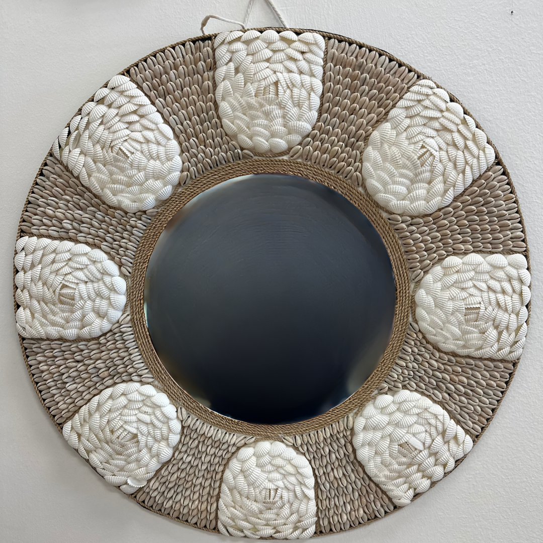 Round Shell Mirror