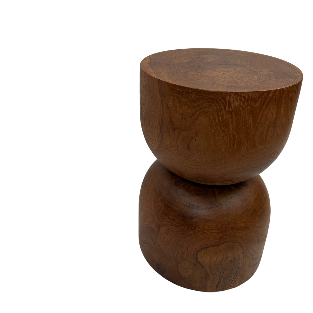 Stool Half round TeakWood