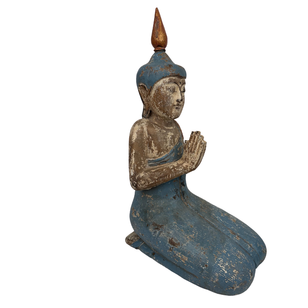 Thai Albizia Wood Seated Buddha