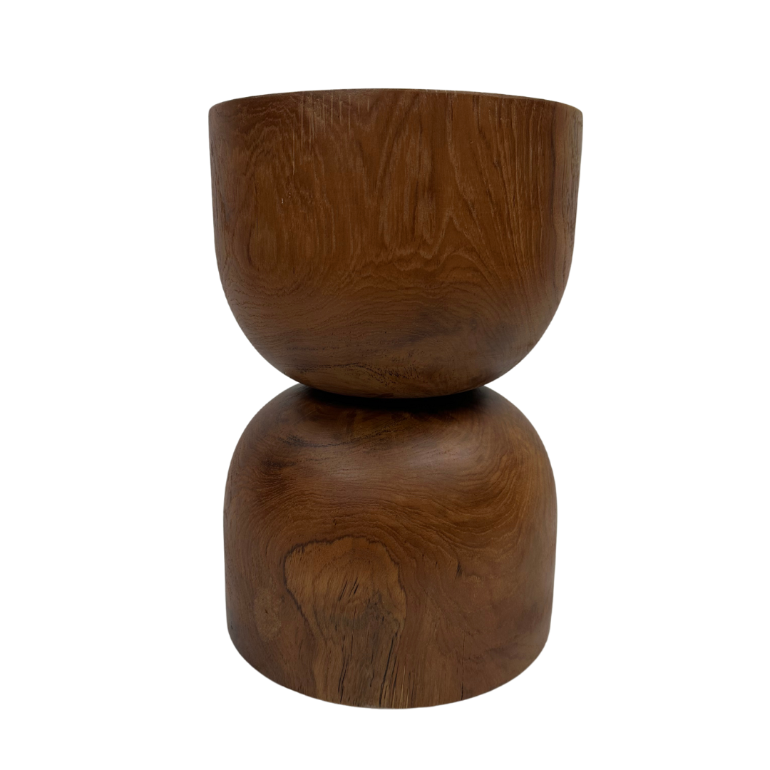 Stool Half round TeakWood