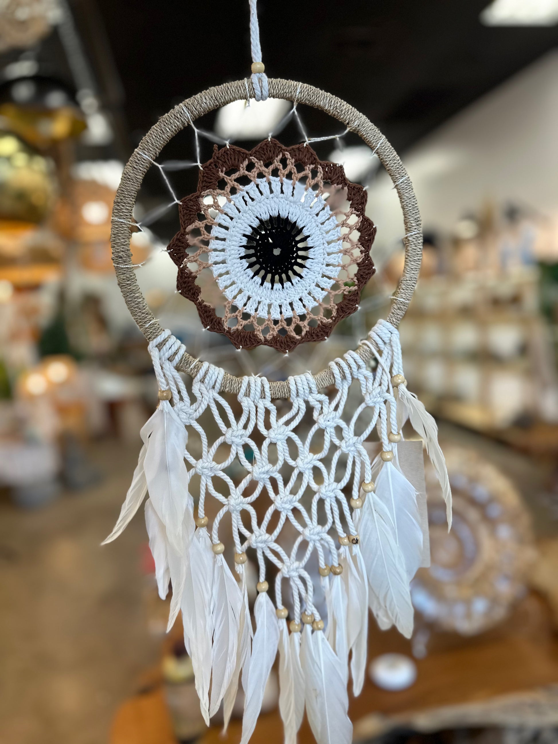 Brown Mix Dreamcatcher front