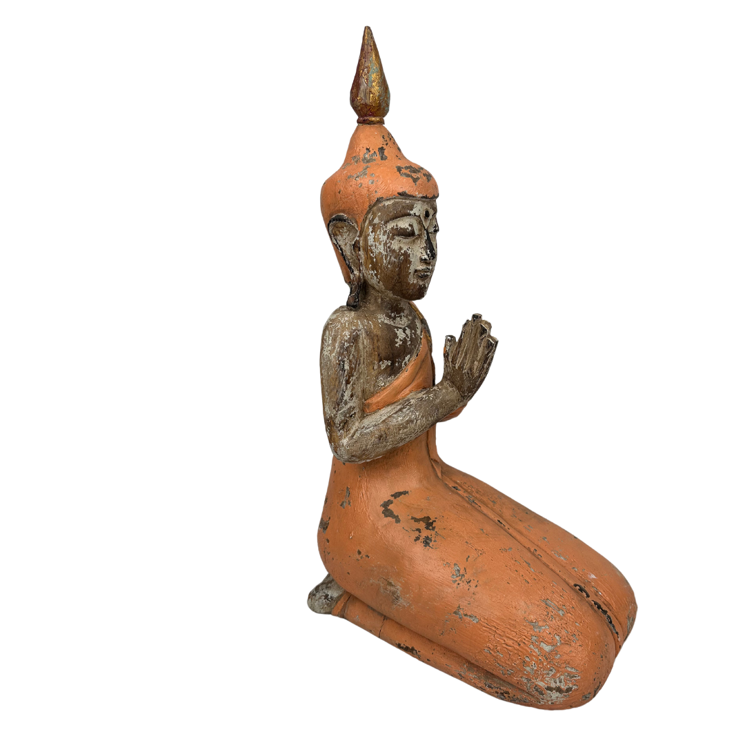 Thai Albizia Wood Seated Buddha