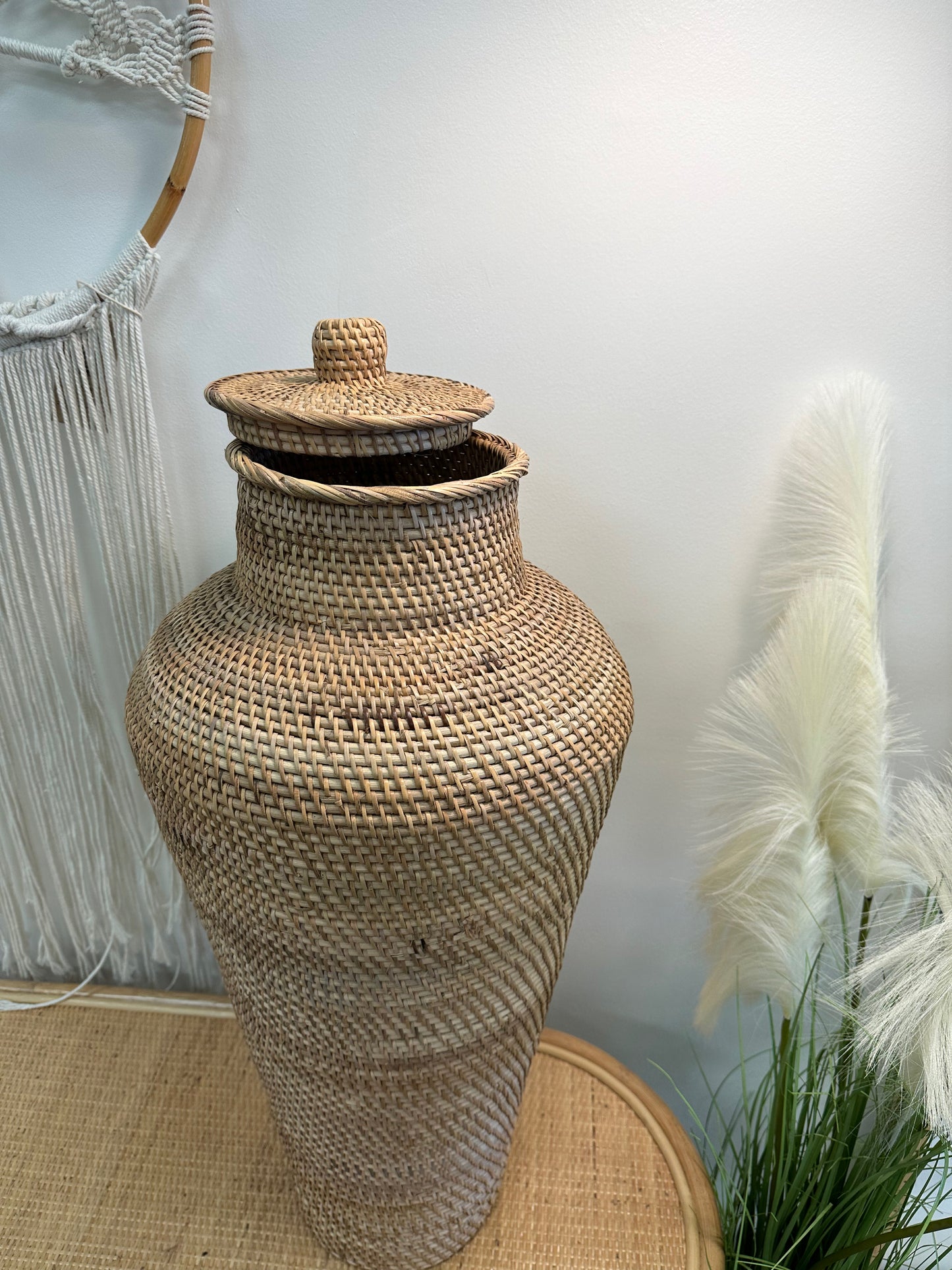 Red Finger Basket of Fern