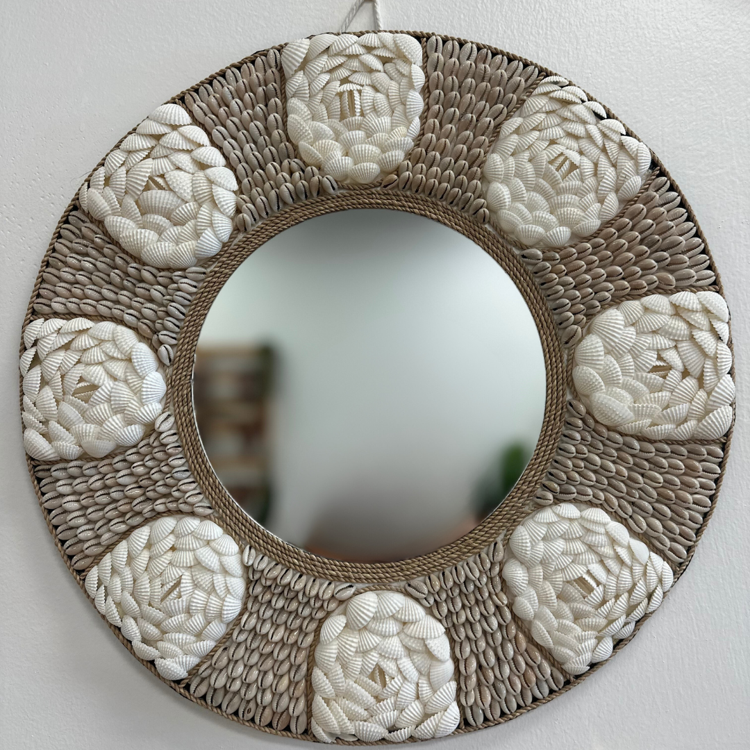 Round Shell Mirror