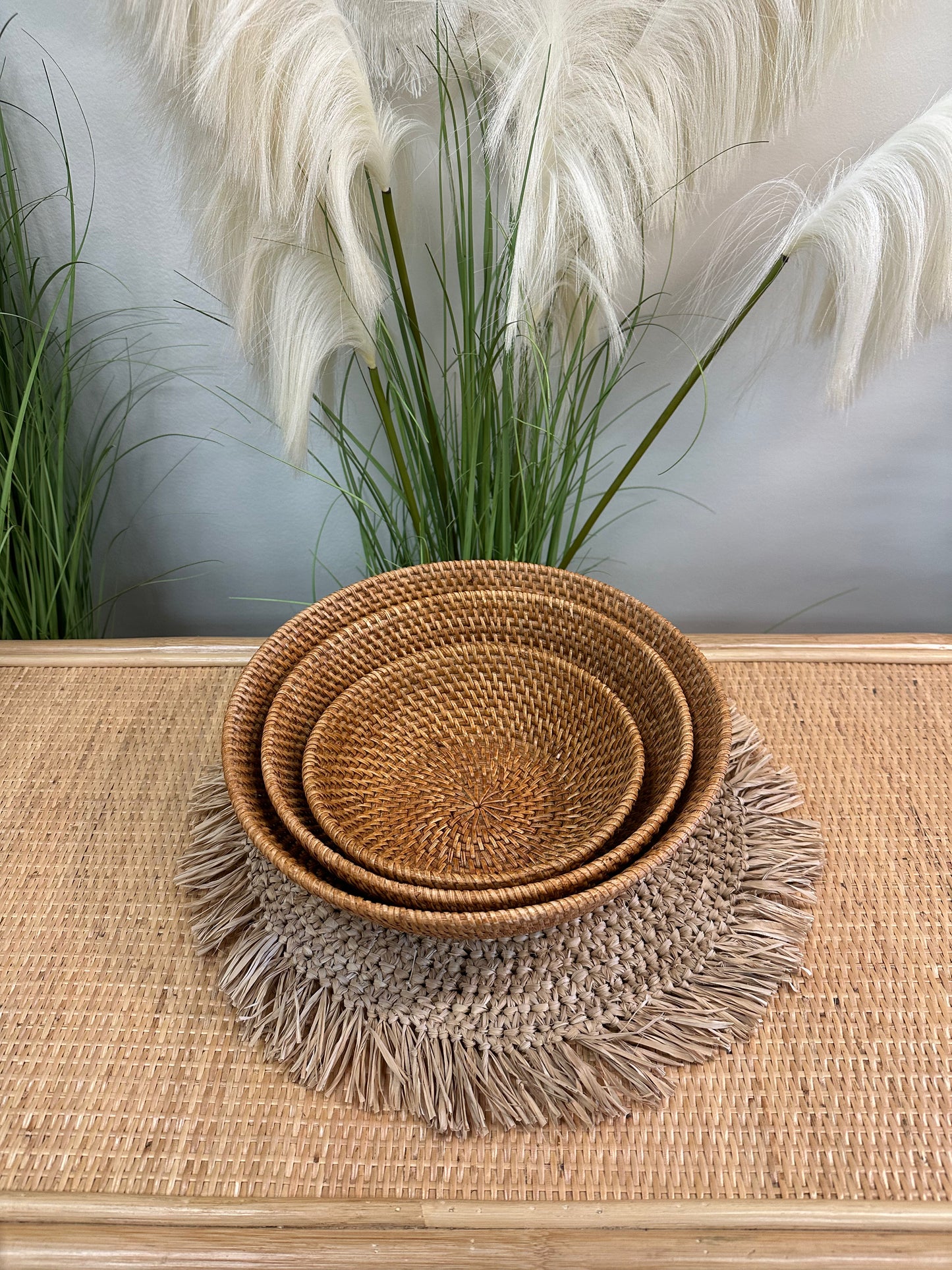 Plain Basket of Rattan