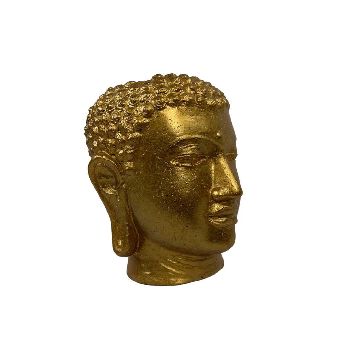 Concrete Buddha Head Ground Pot