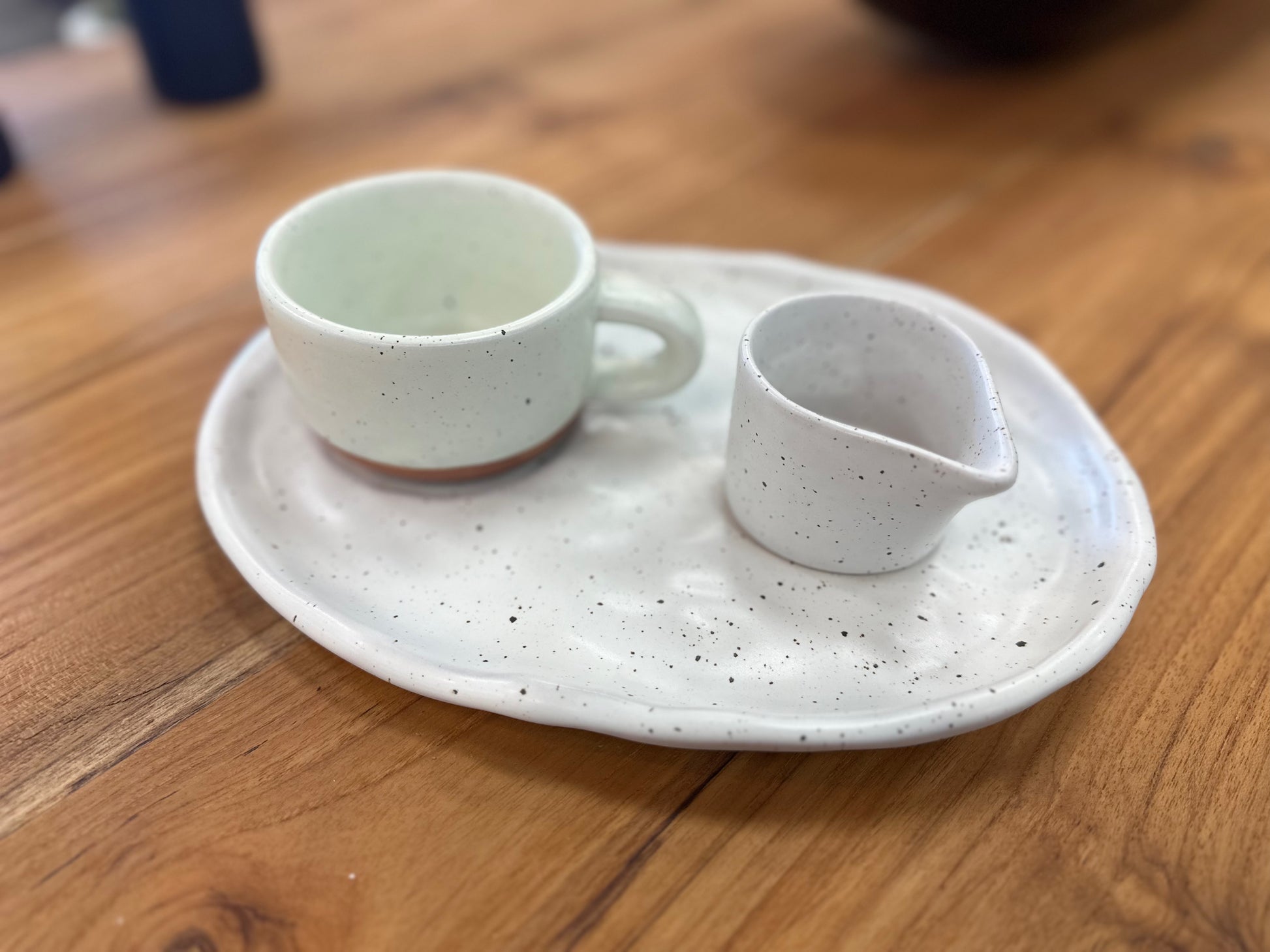 Ceramic Coffee and Cream Set