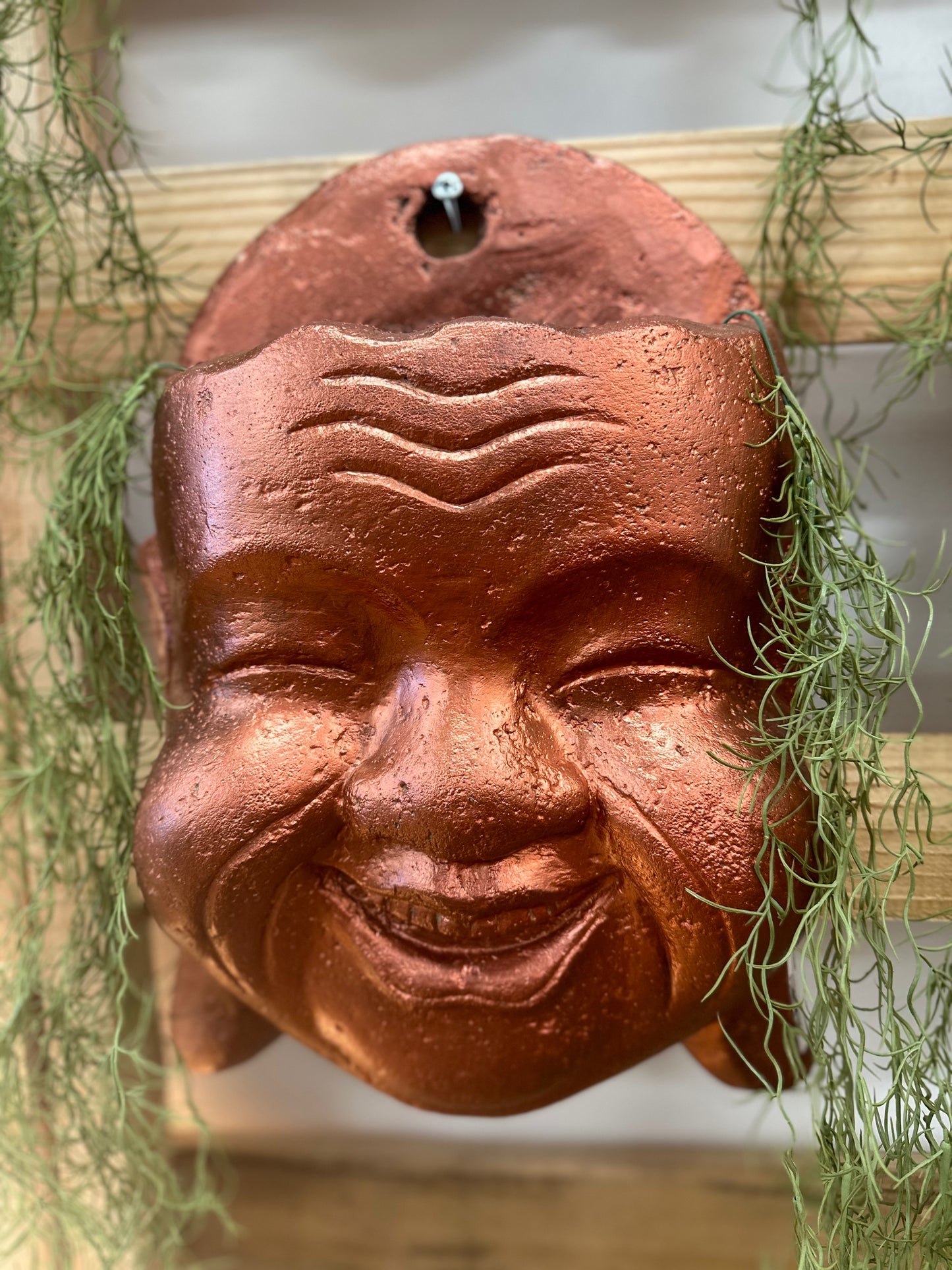 Happy Buddha Head Planter