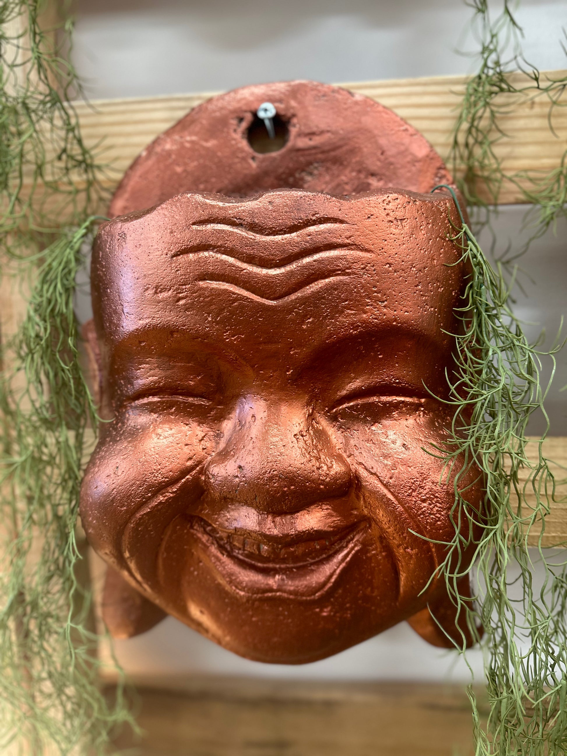 Happy Buddha Head Planter