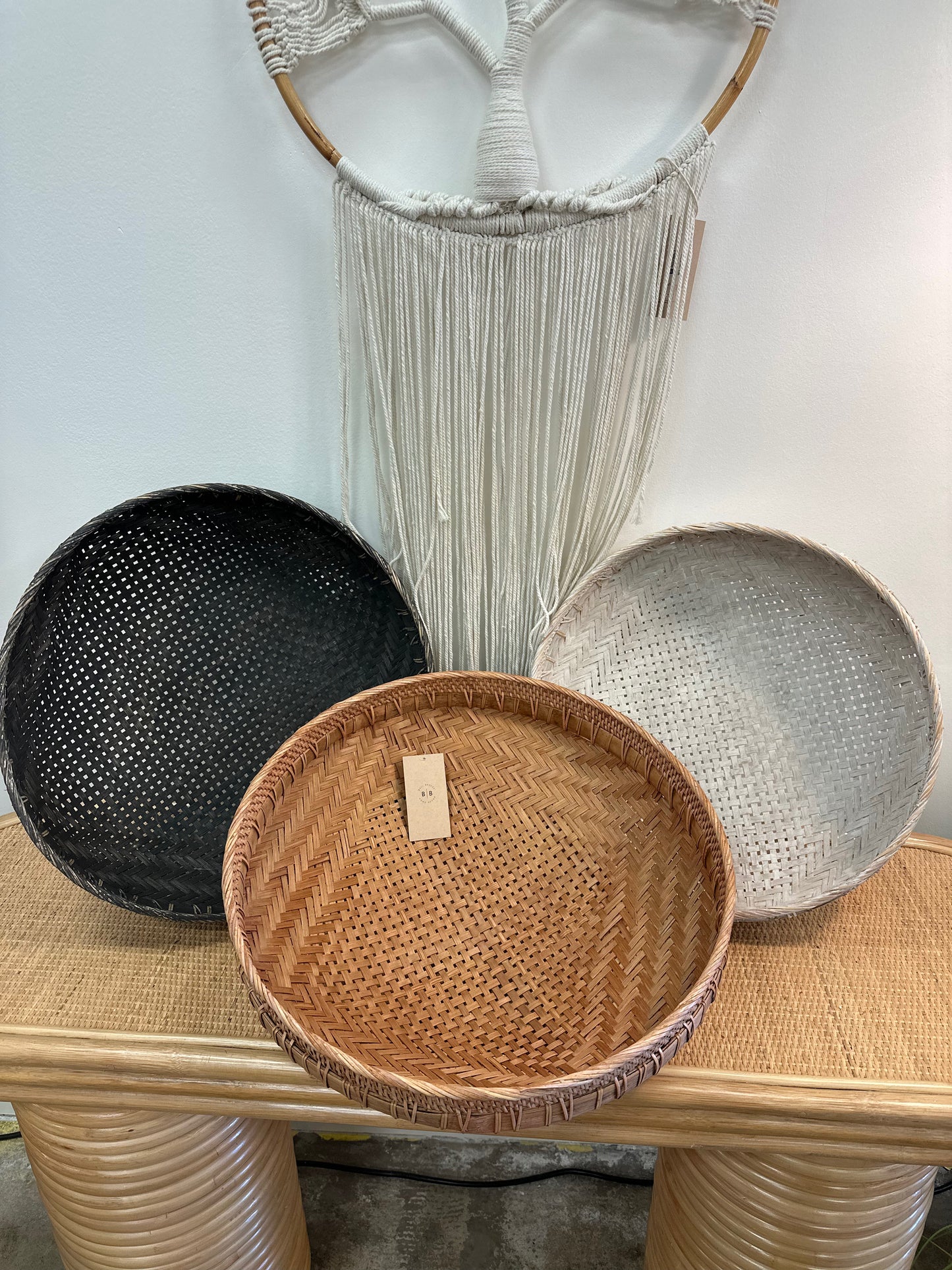 Large Basket Rattan