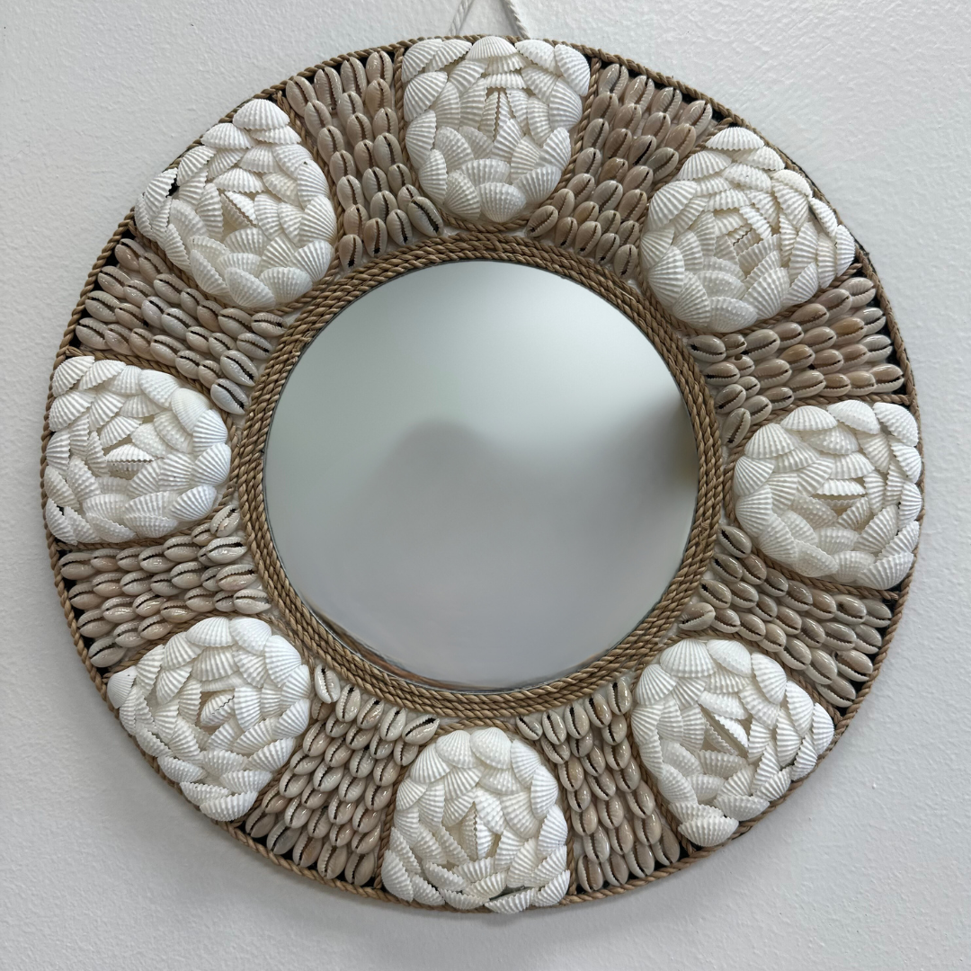 Round Shell Mirror