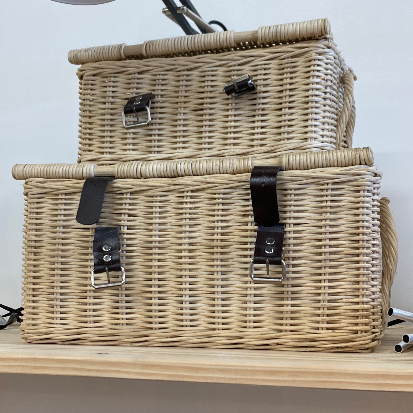 Rattan Basket With Belt