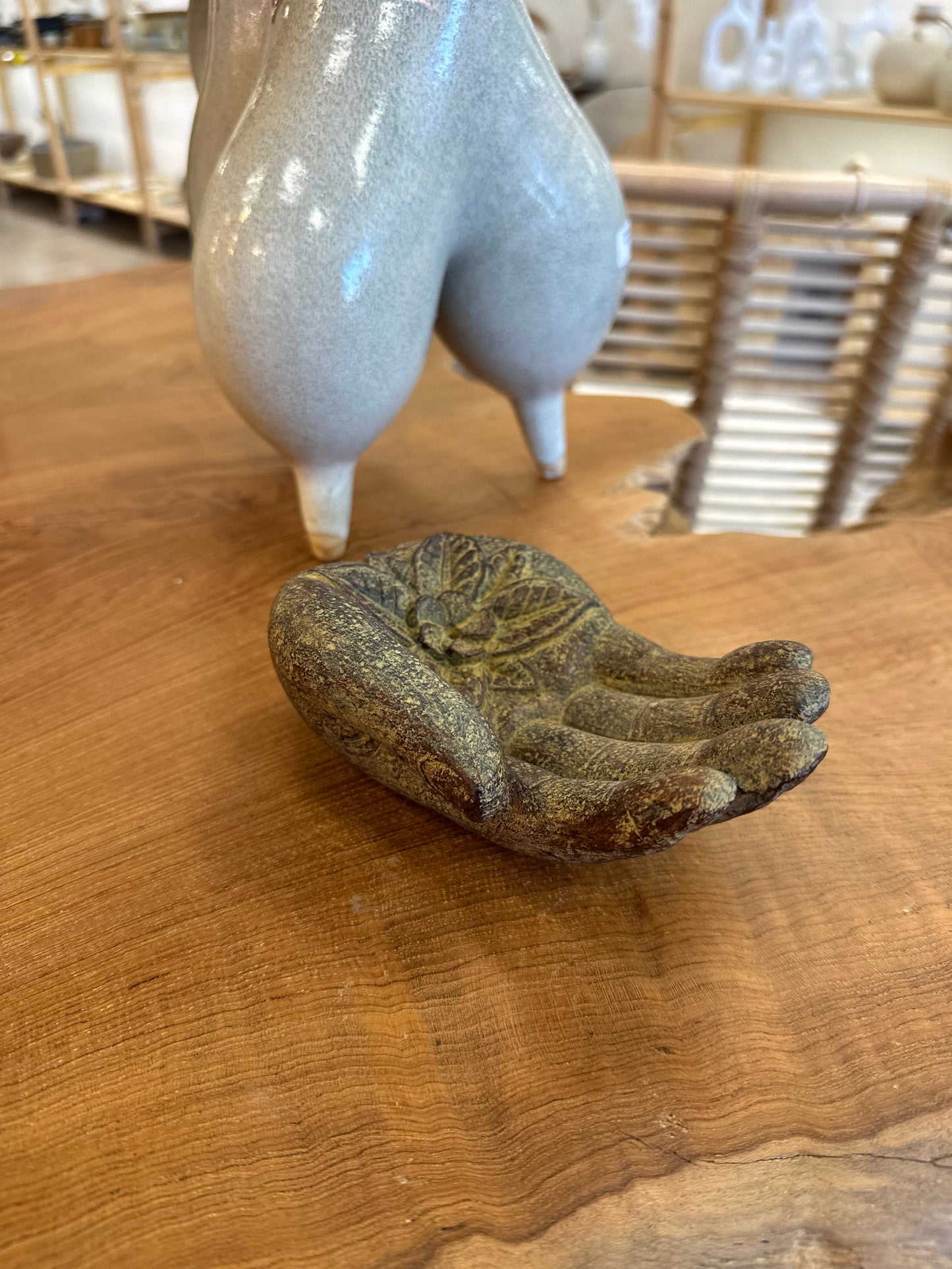 Hand-Shaped Incense Holder