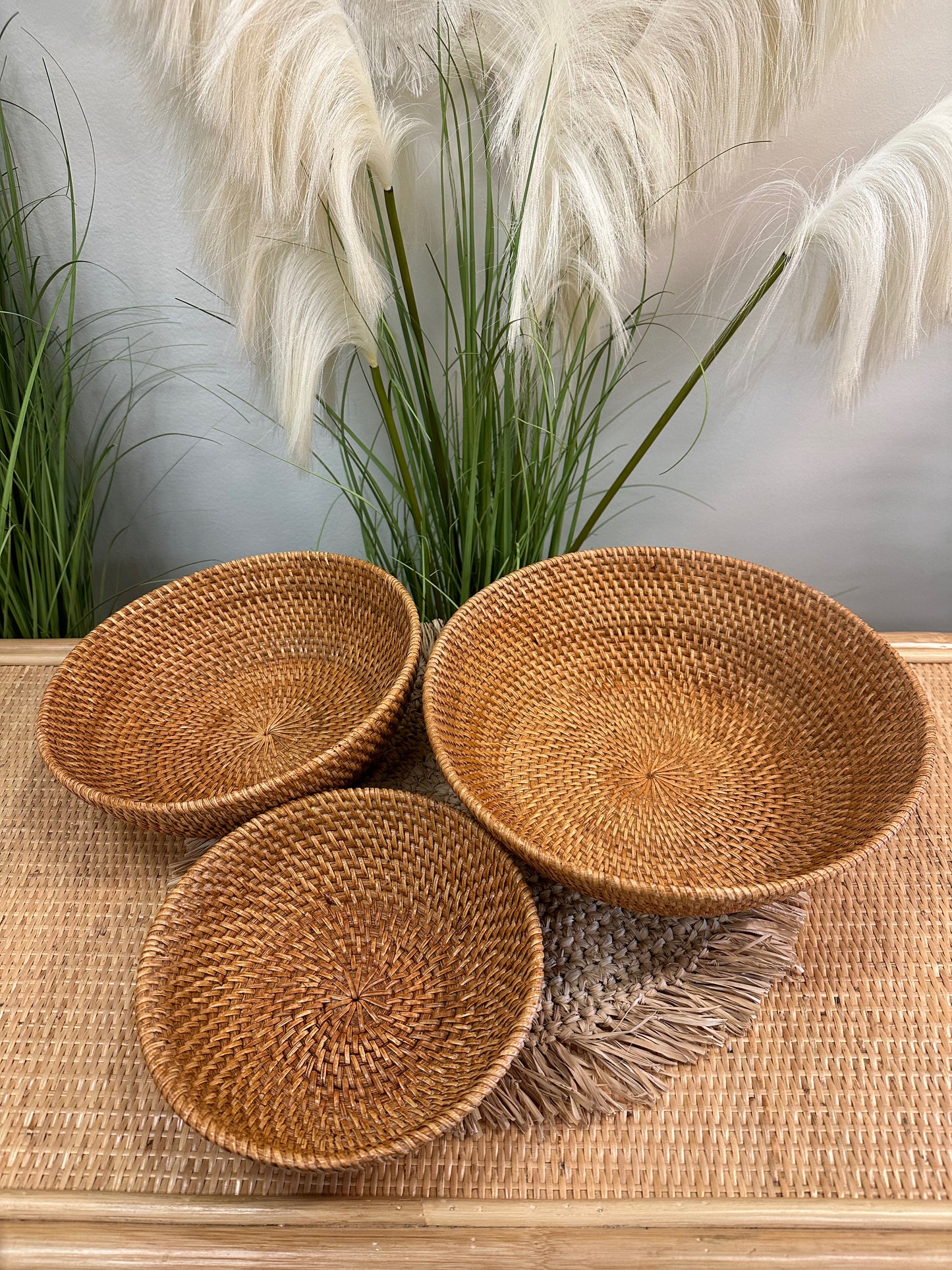 Plain Basket of Rattan