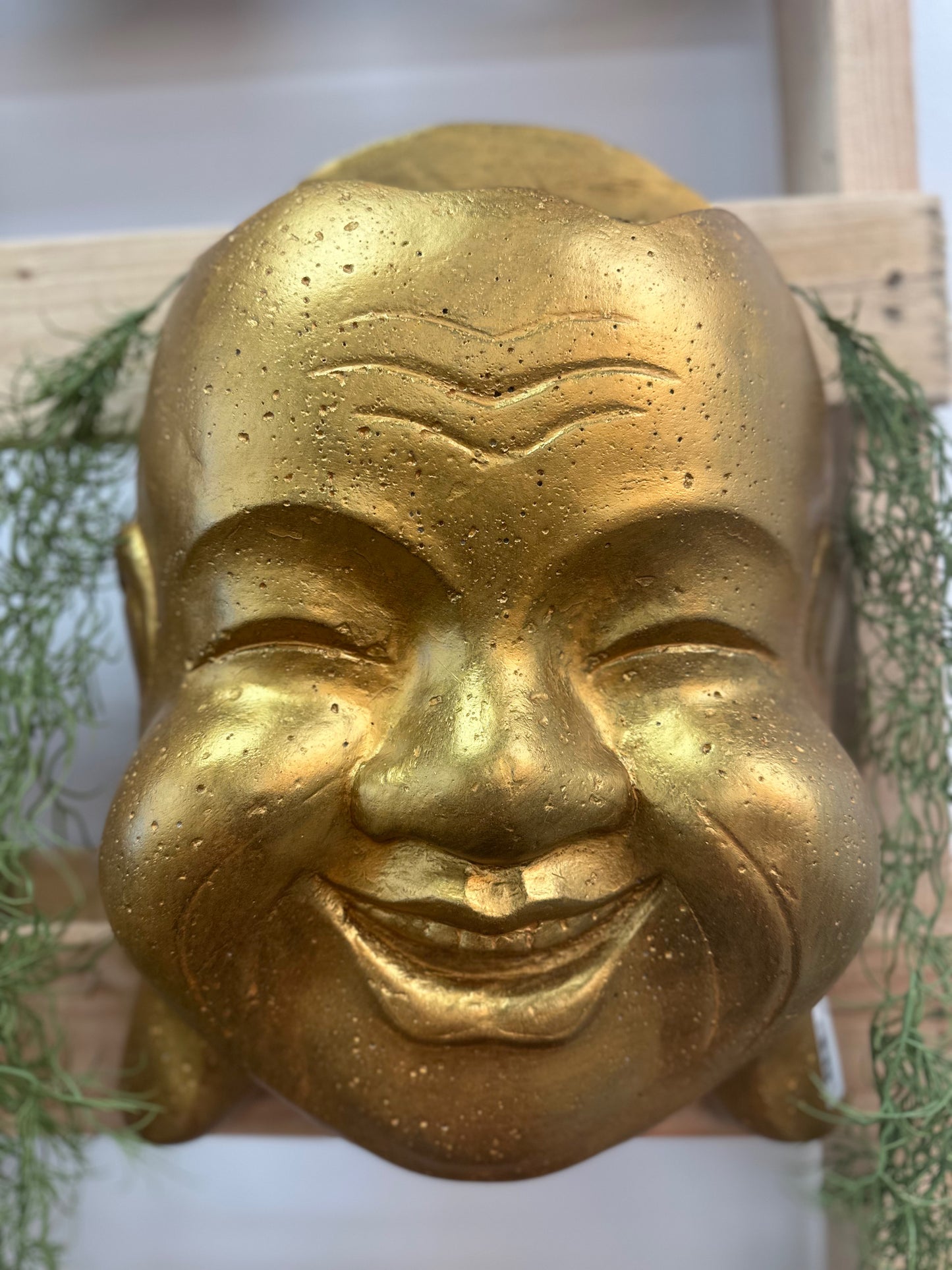 Happy Buddha Head Planter