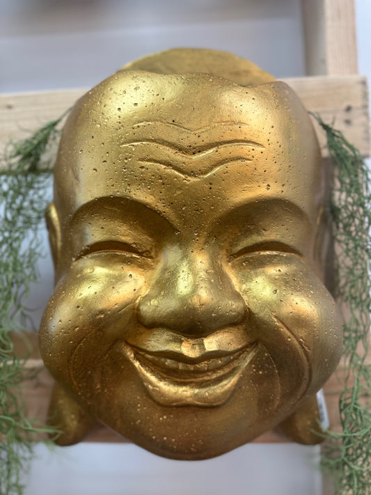 Happy Buddha Head Planter