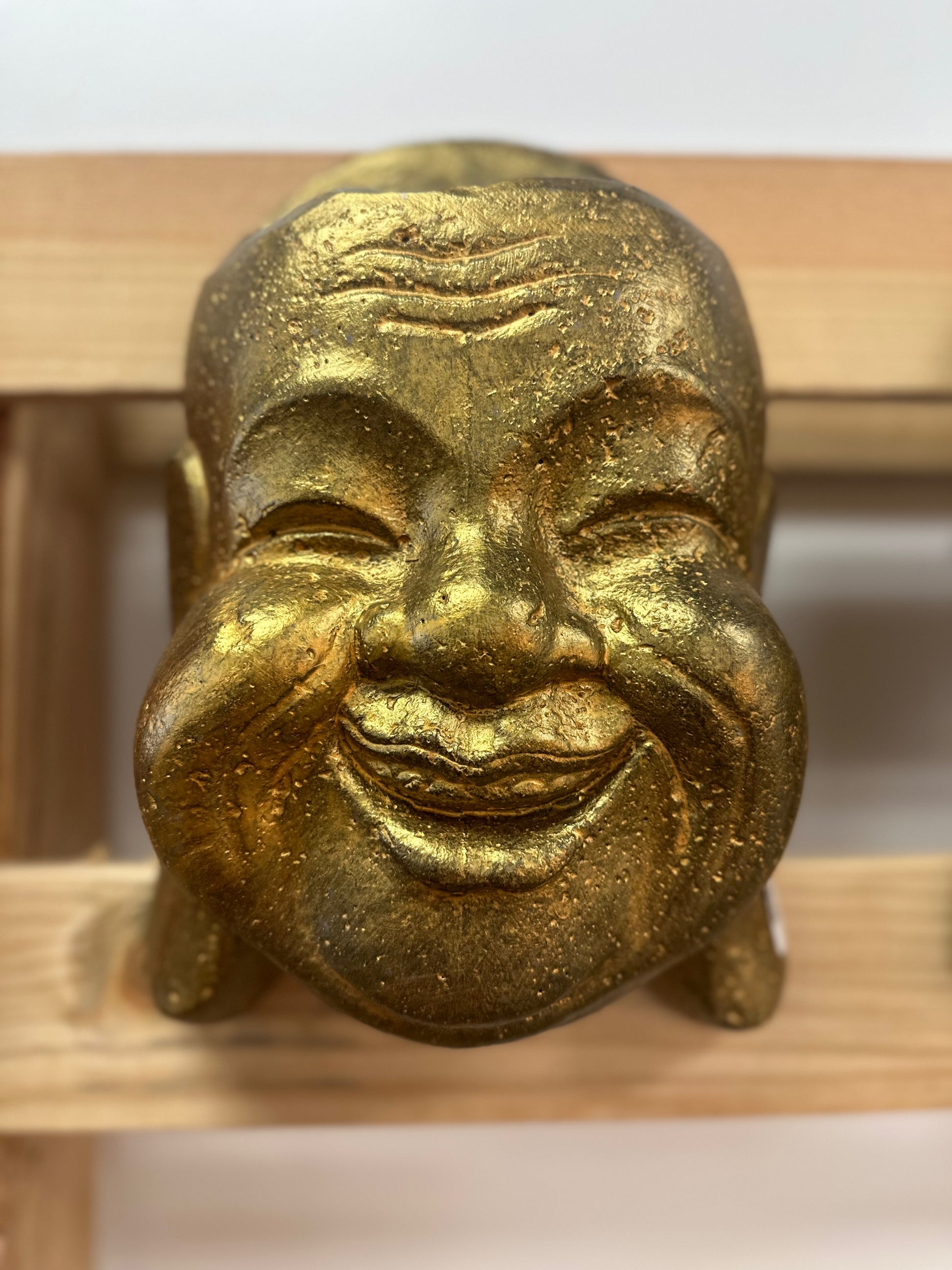 Happy Buddha Head Planter