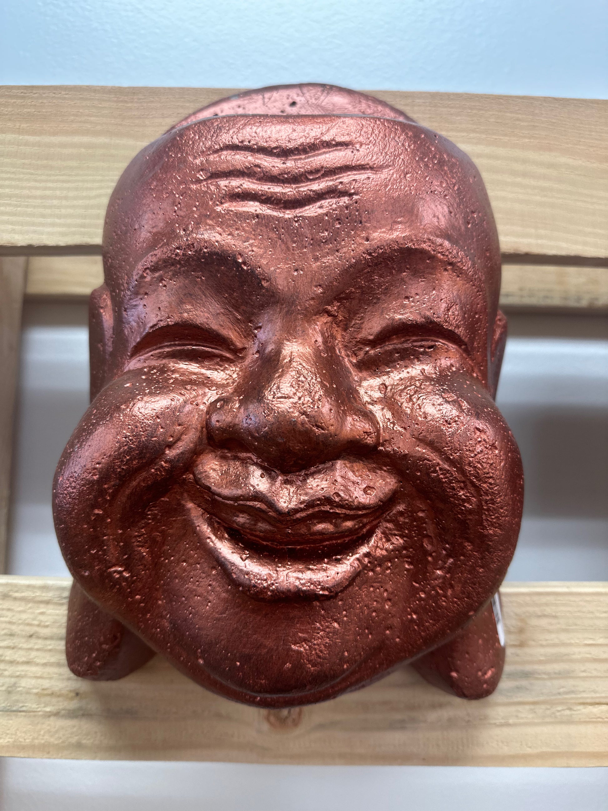Happy Buddha Head Planter