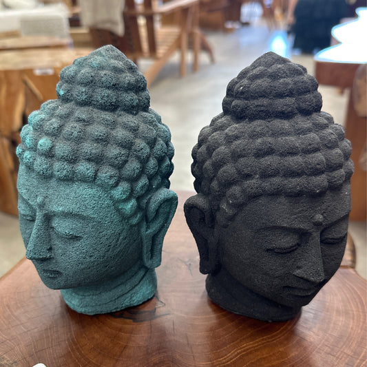 Buddha head display