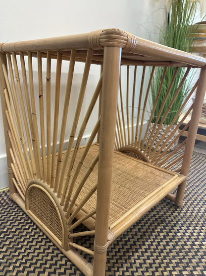 Square Rattan Table