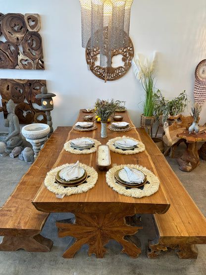 Teak Wood Large Dinner Table