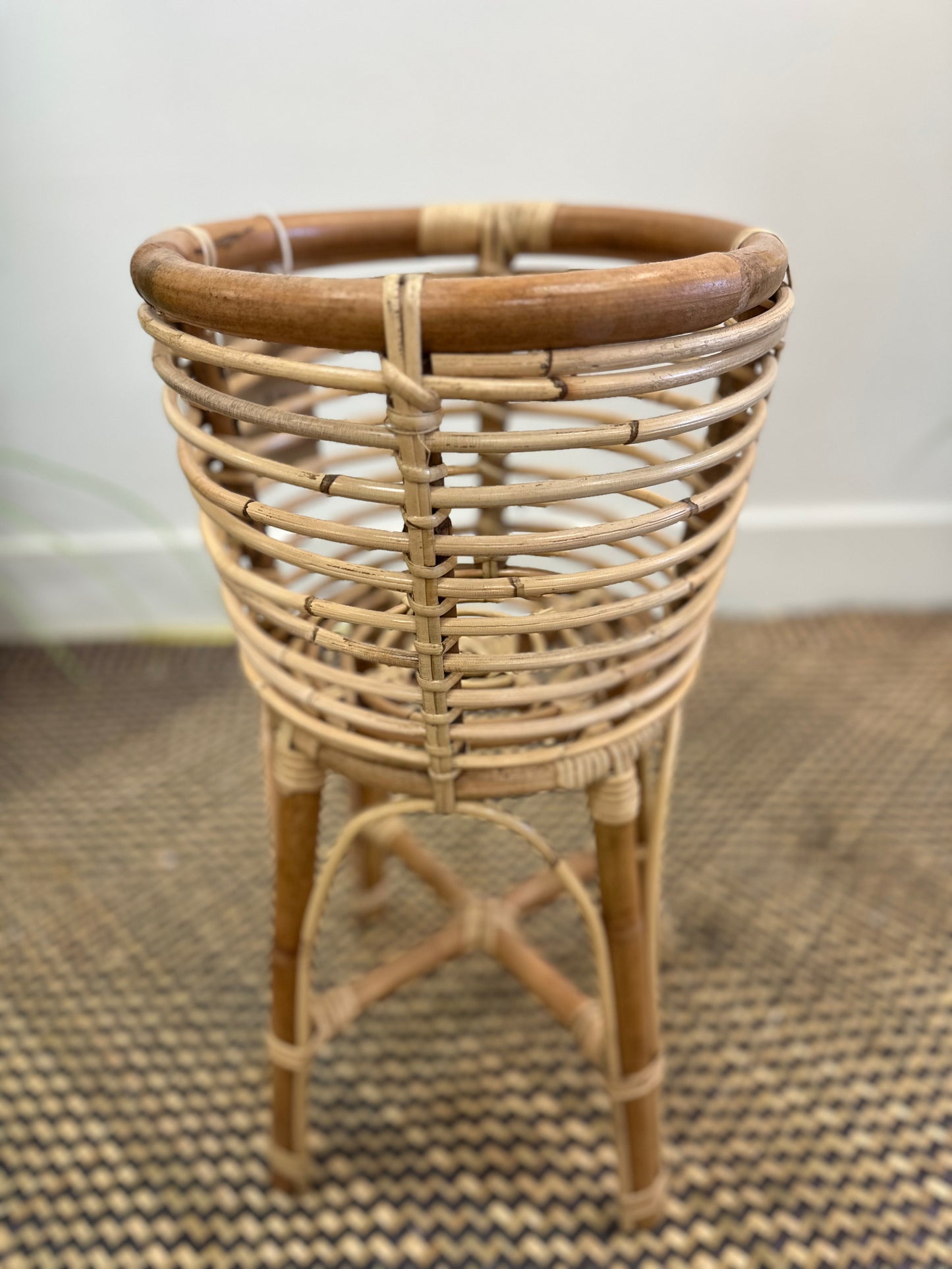 Rattan Standing Pot