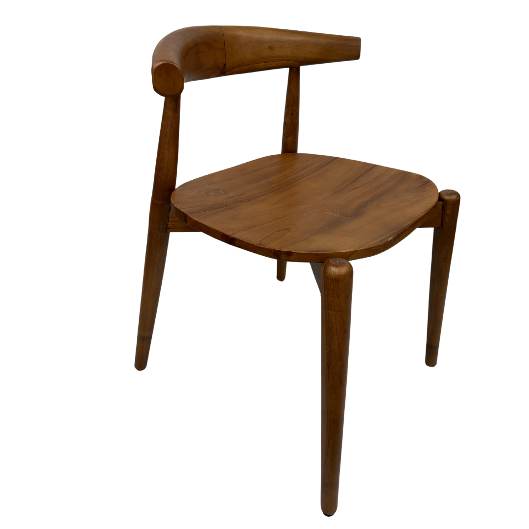 Plain Teakwood  Chair