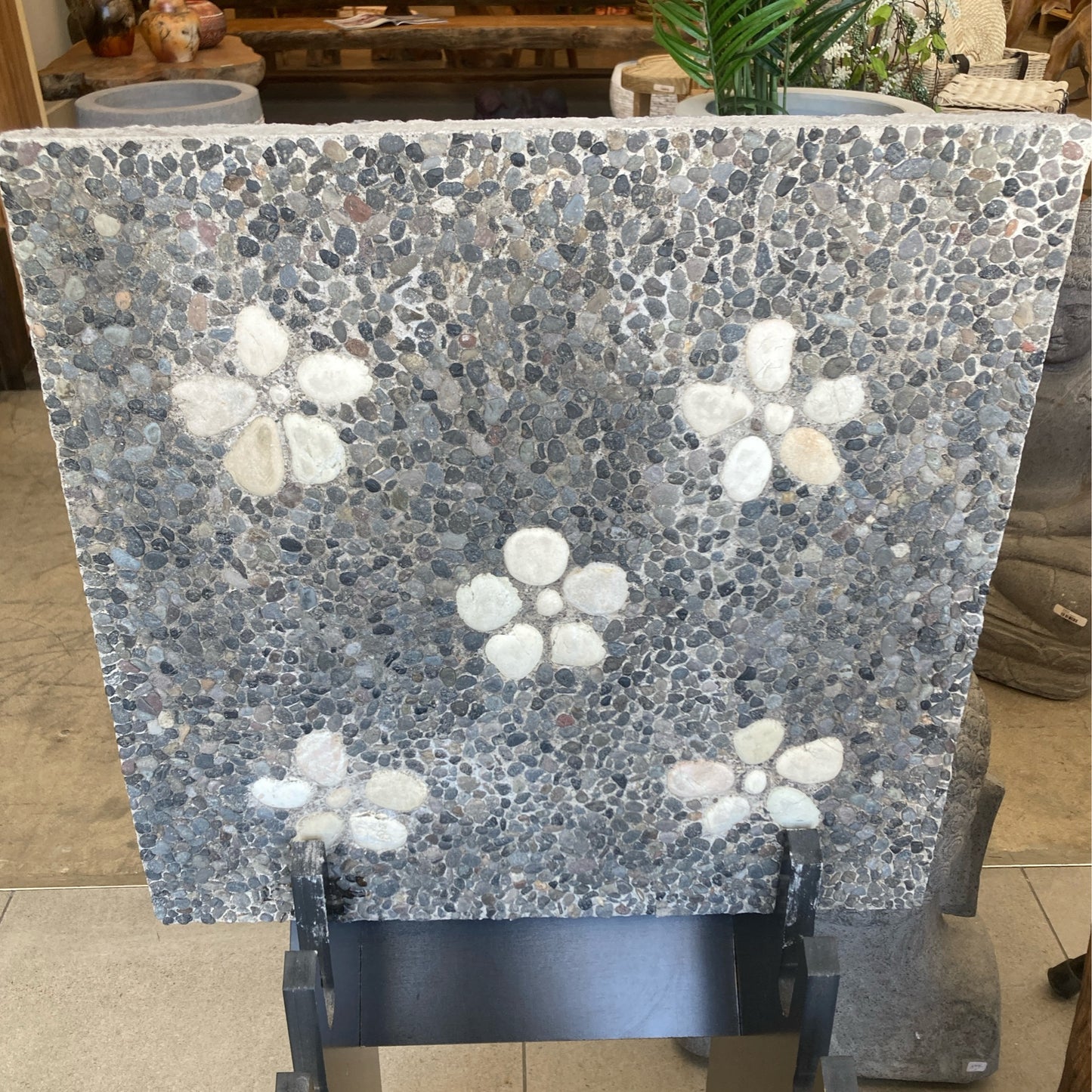 Flower Mosaic Square Tile