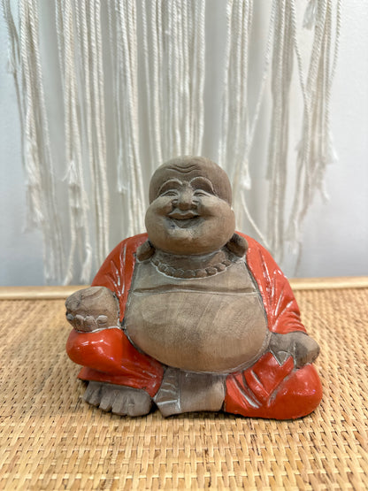 Orange Happy Buddha