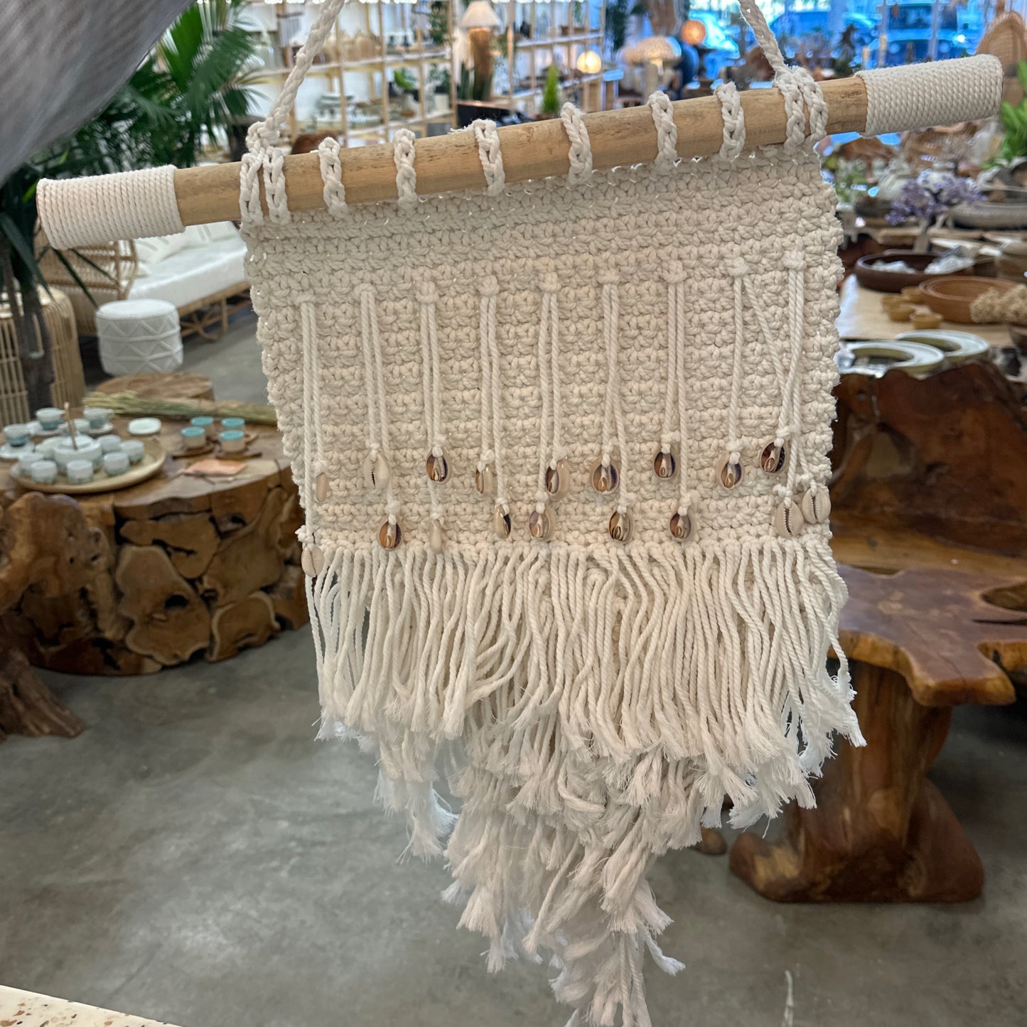 White Wall Deco Macrame