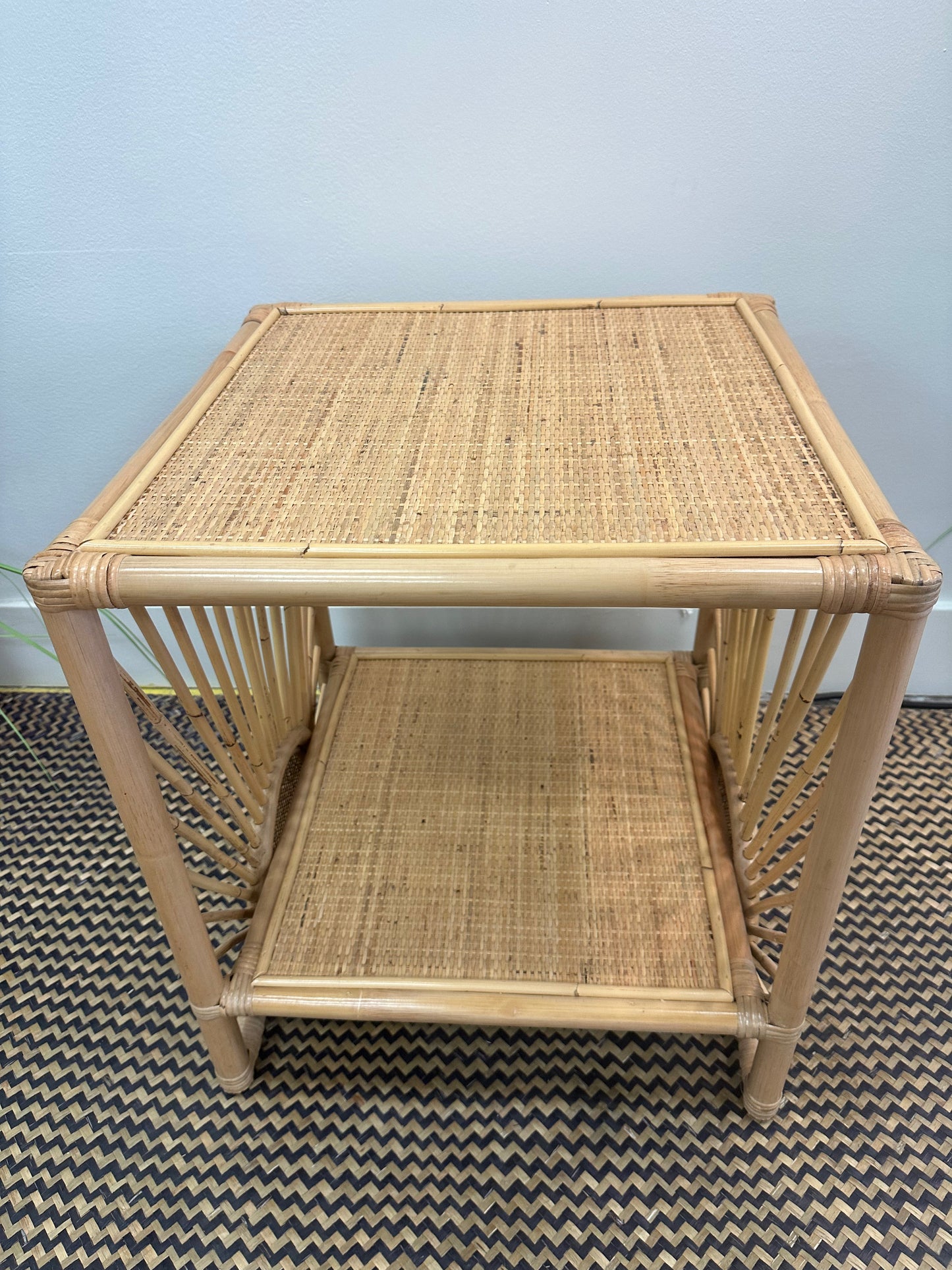 Square Rattan Table