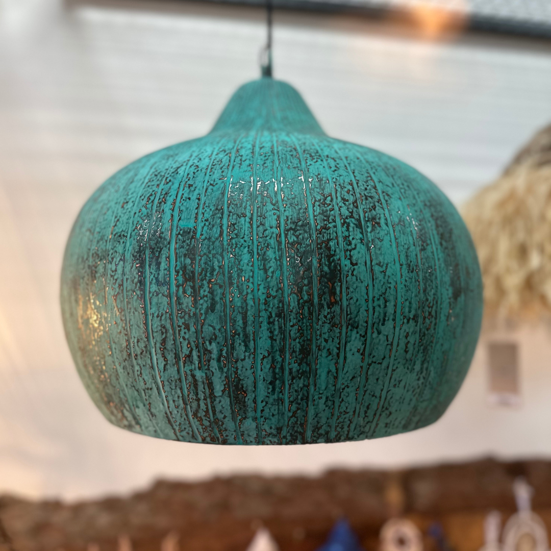 Medium Turquoise Lampshade