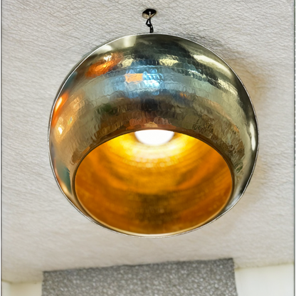 Golden Round Lampshade