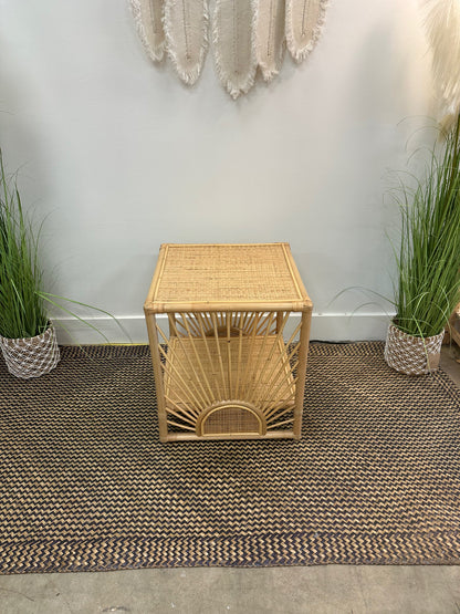 Square Rattan Table