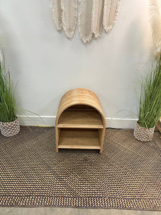 Curve Rattan Cabinet