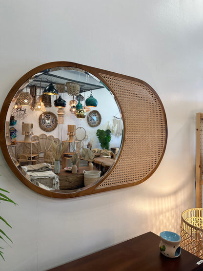 Round Mirror With Net