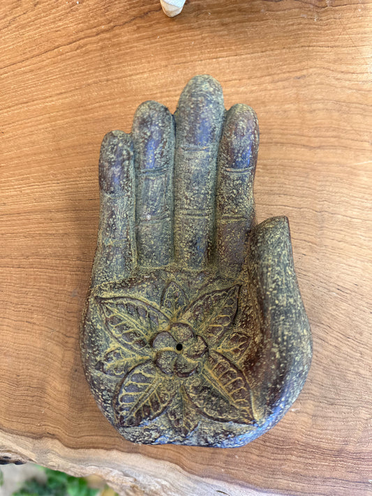 Hand-Shaped Incense Holder