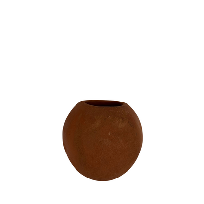 terracotta wall vase small